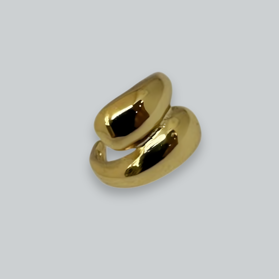 Piercing Fake Gota Dupla Dourado