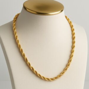 Cordão Baiano Grosso Dourado