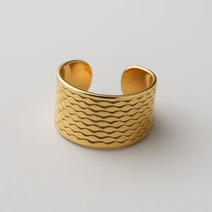 Piercing Fake Texturizado Dourado