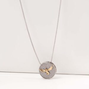Colar Espirito Santo Micro Zircônias