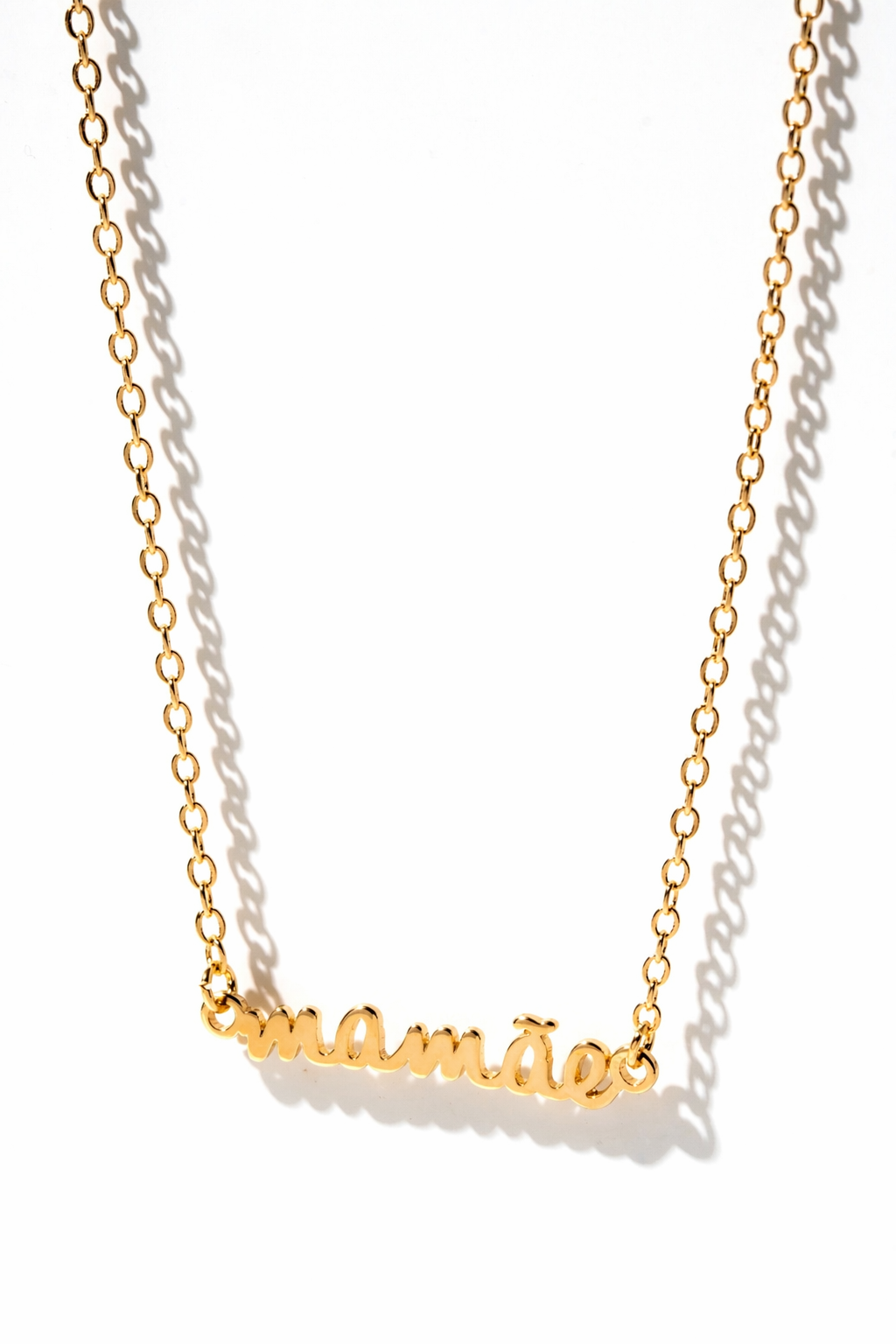 Colar Mamãe Banhado a Ouro 18k