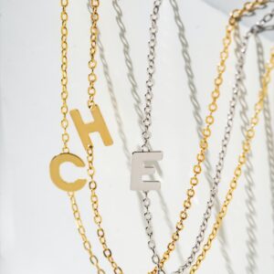 Colar Mini letra lisa lateral