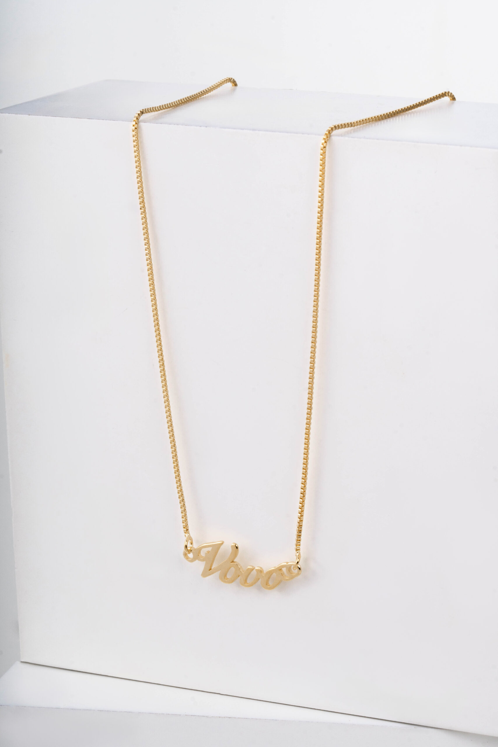 Colar Vovó Banhado a Ouro 18K