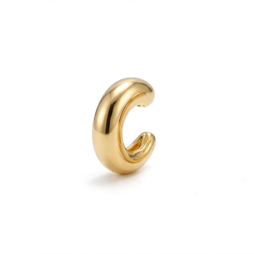 Piercing Fake Maximalista Tubo Banhado a ouro 18k (individual)