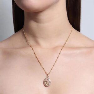 Colar Relicário Aromático Dourado Ouro 18k