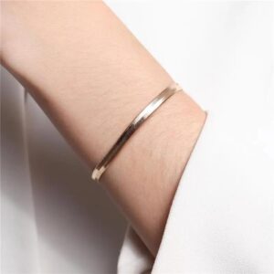 Pulseira Fita 4mm Dourada