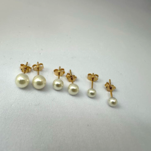 Trio de Brincos em Pérolas