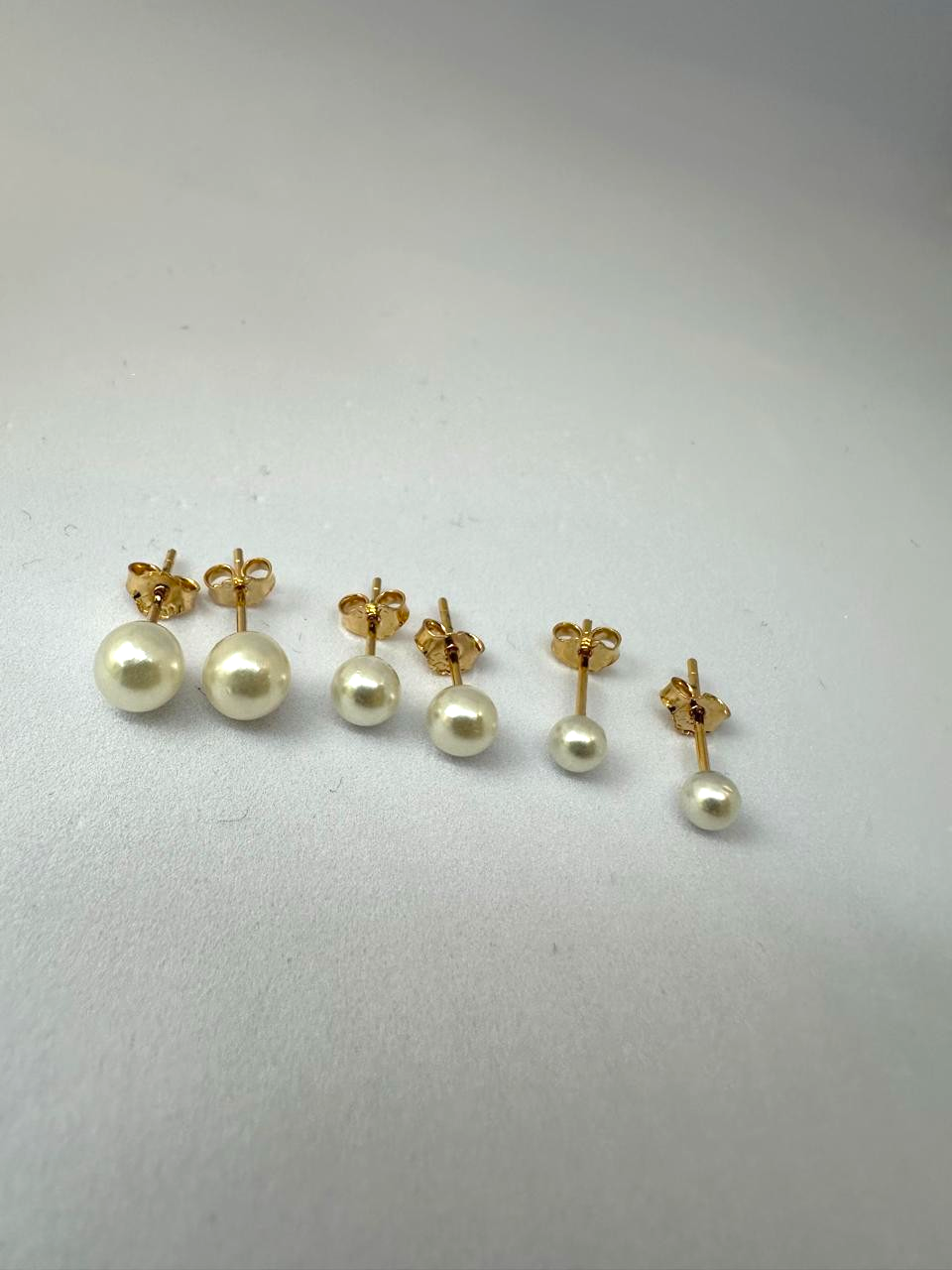 Trio de Brincos em Pérolas