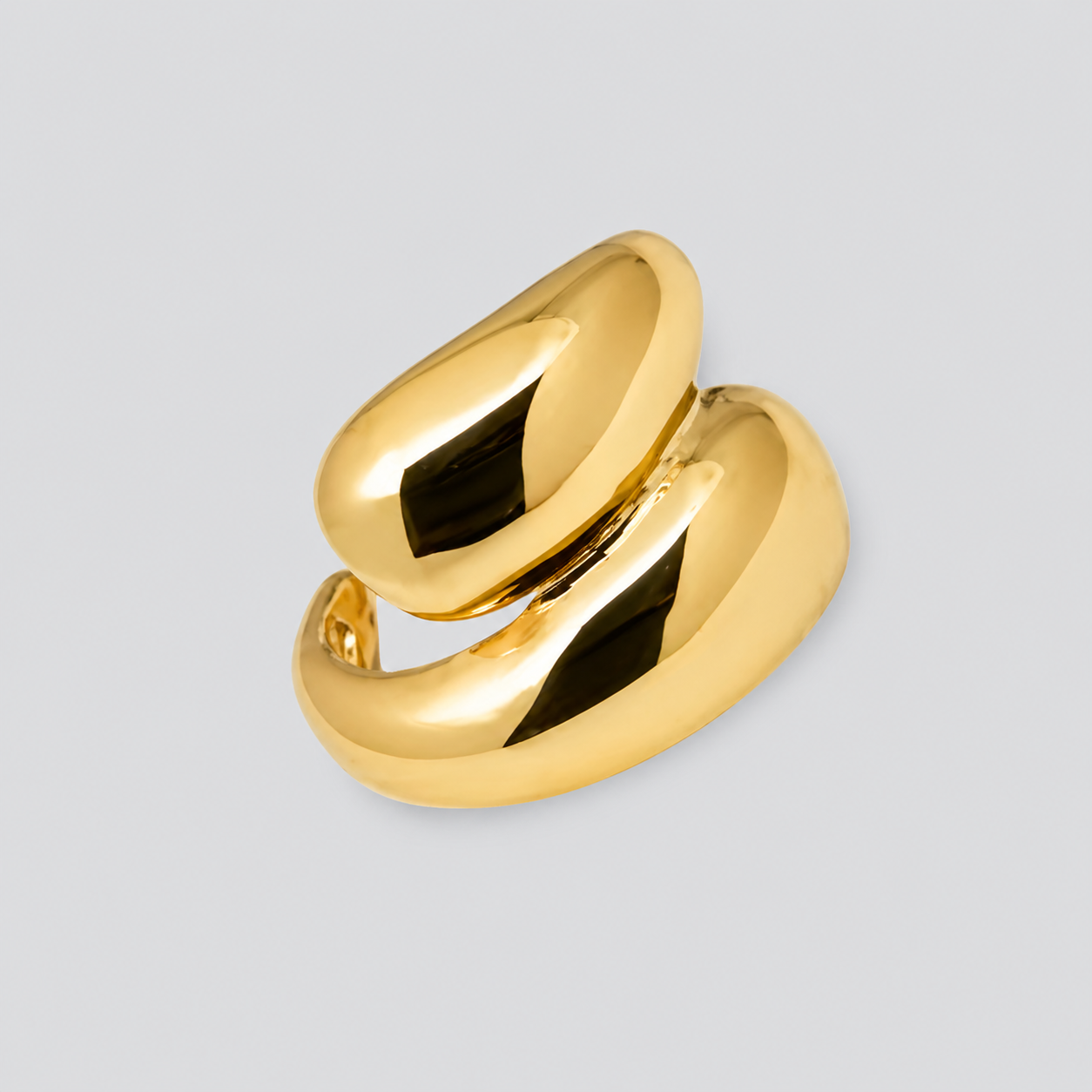 Piercing Fake Gota Dupla Banhado a Ouro 18k (individual)