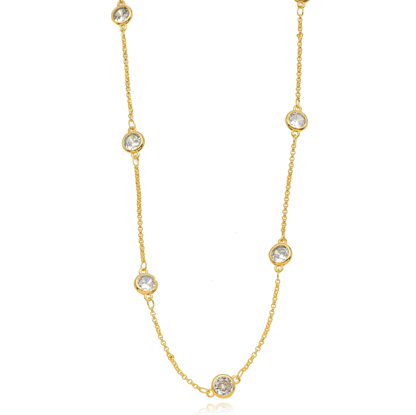 Choker Pontos de Luz Banhada a Ouro 18k