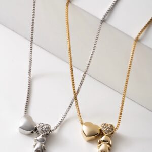 Colar Personalizável Disponível em Dois Banhos
