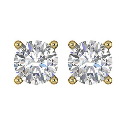 Brinco Ponto de Luz Zircônia Banhado a Ouro 18k