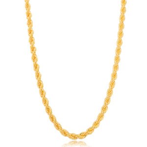 cordão baiano banhado a ouro 18k
