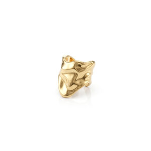 Piercing martelado banhado a ouro 18k (Individual)