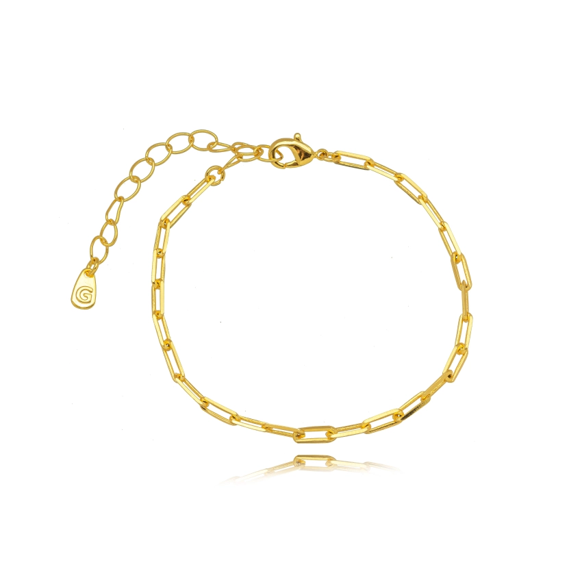 Pulseira Elos Cartier Banhado a Ouro 18K