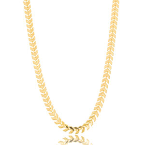 Choker Escama Banhada a Ouro 18k