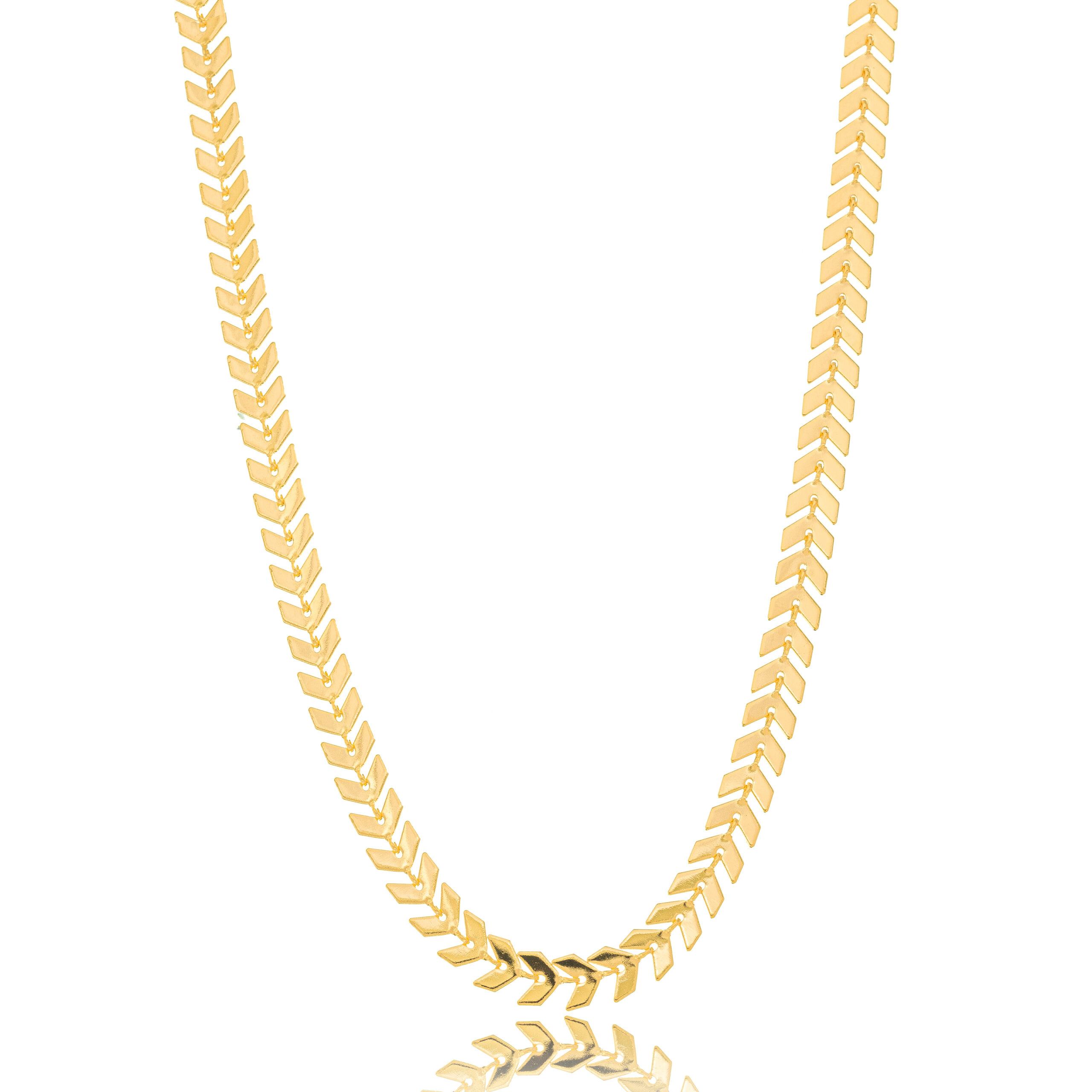 Choker Escama Banhada a Ouro 18k