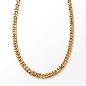 Choker Elo Grumet Banhada a Ouro 18K