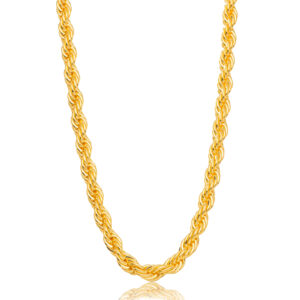 Choker Cordão Baiano 6mm Banhada a Ouro 18k